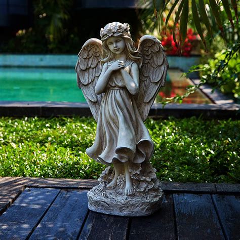 Amazonsmile Garden Angel Figurines Light Up Angel Figurines And