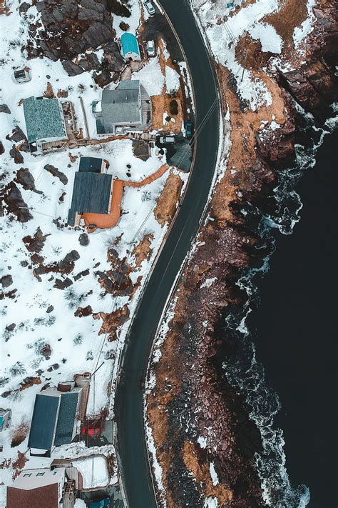 Aerial View Of City Buildings Near Body Of Water During Daytime Hd Phone Wallpaper Peakpx