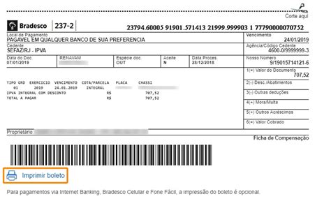 IPVA 2019 Como Gerar O Boleto E Pagar Rio De Janeiro Produtividade