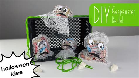 DIY Halloween Gespenster Beutel Nähen oder Basteln Deko YouTube