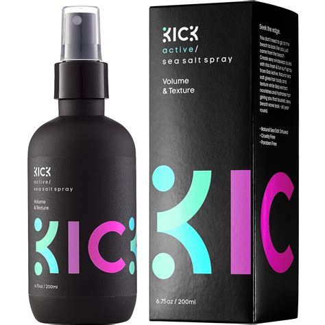 Kick Spray De Sal Marina Para El Cabello Spray Texturizante Natural