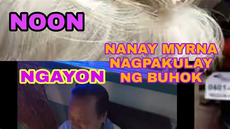 NANAY MYRNA NAG PAKULAY NG BUHOK PARA SA KANILANG KASAL NI TATAY TOMAS