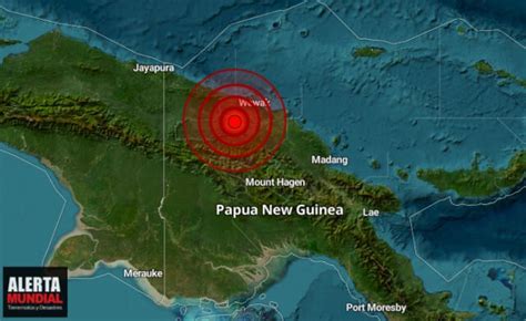 Un Fuerte Terremoto De 70 Golpea La Región De Nueva Guinea Según El Usgs