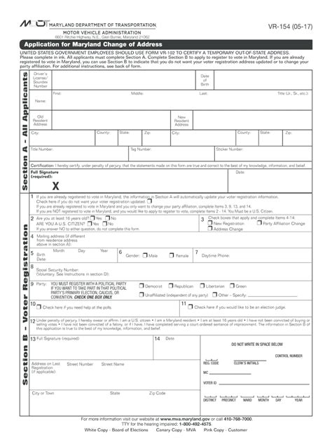 Mva Change Address Online Form Fill Out And Sign Printable