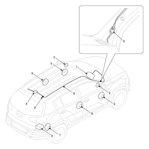 Kia Sportage Components And Components Location Audio Body