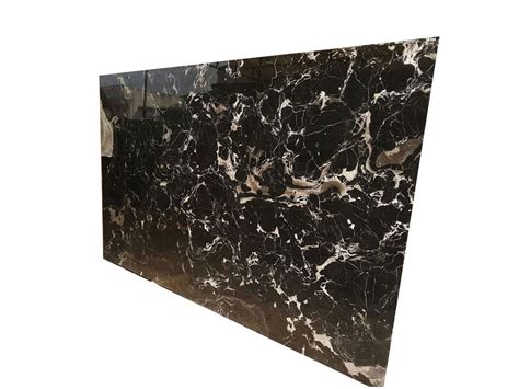 Imported Marble Glossy Black Marquina Granite Slab For Countertops At