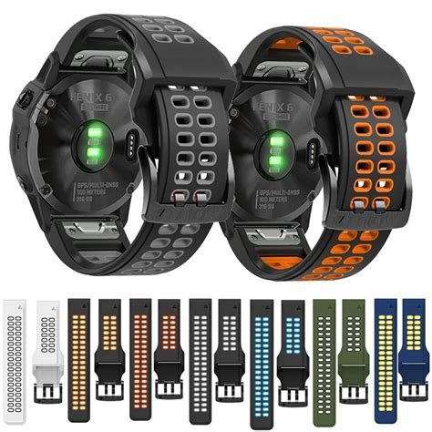 Mm Mm Silicone Watch Band Straps For Garmin Fenix X Pro X