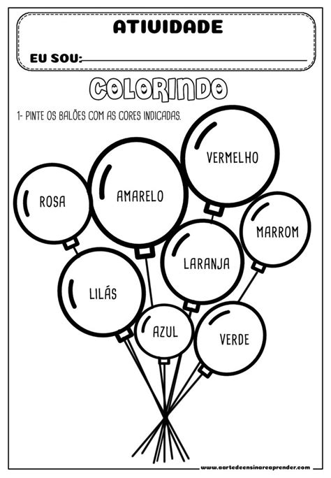 Atividade Pronta Cores 954