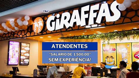 Giraffas Abre Vagas Para Atendentes Sal Rio De Por M S