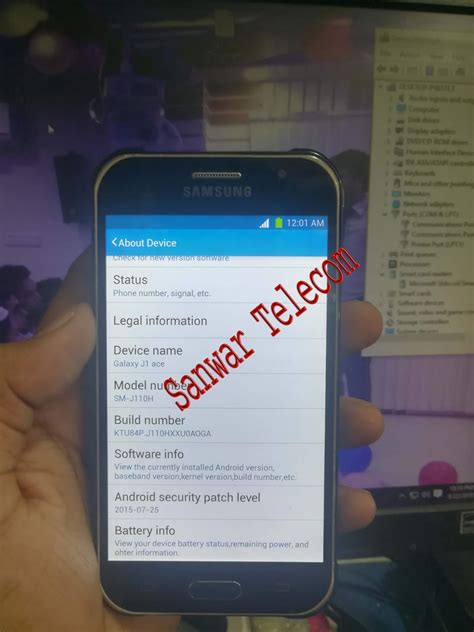 Samsung Copy Firmware Galaxy J1 Ace J110 J110H Tested SANWAR TELECOM