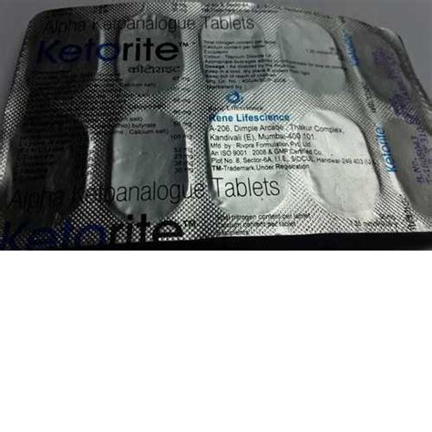 Geoketo Alfa Alpha Ketoanalogue Tablets Packaging Type Strip Box