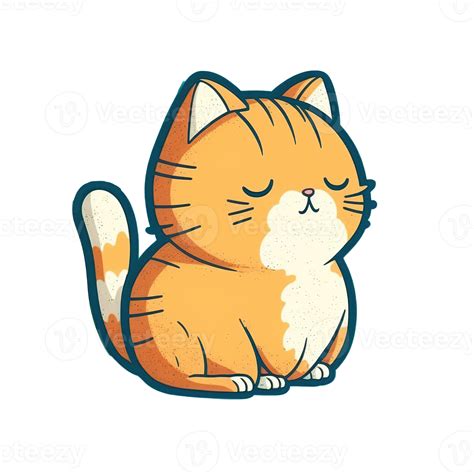 Super Cute And Funny Cat Png Elements Graphic 18978146 Png