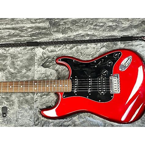 Used Fender American Standard Stratocaster Hss Shawbucker Solid Body Electric Guitar Cherry