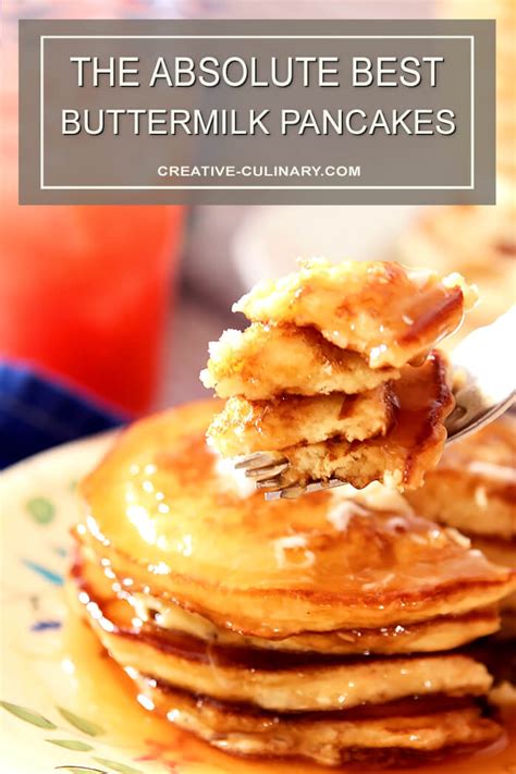 The Best Buttermilk Pancakes - Creative Culinary