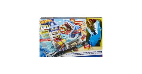 Hot Wheels City Miejski Port Atak Rekina Zestaw Wyspaszkrabow Pl