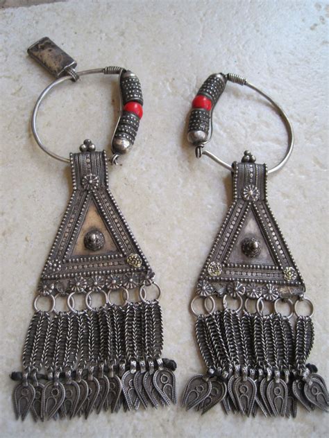 Antique Bedouin Jewelry Oman Omani Silver High Grade Silver