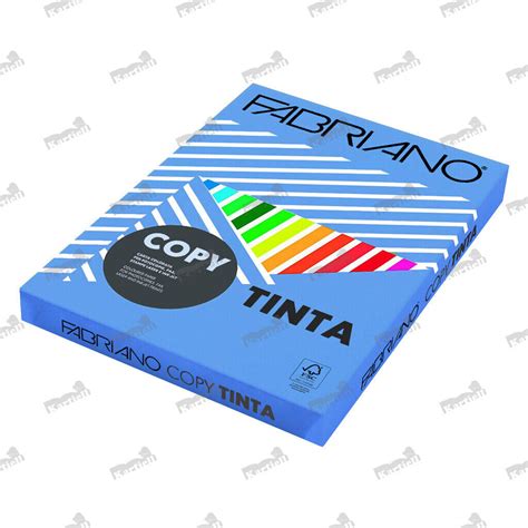 Carta Fabriano Copytinta Colori Forti Azzurro X Mm A G