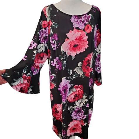 Roz Ali Dresses Like New Aline Dress X Roz Ali Black Floral