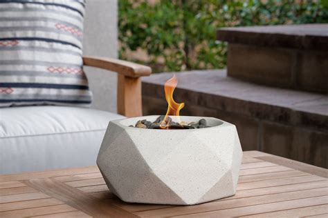 Geo Table Top Fire Bowl Luxury Fire Canada