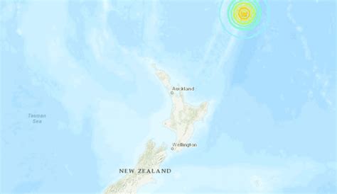 Un Terremoto De Magnitud Remeci A Nueva Zelanda New Zealand