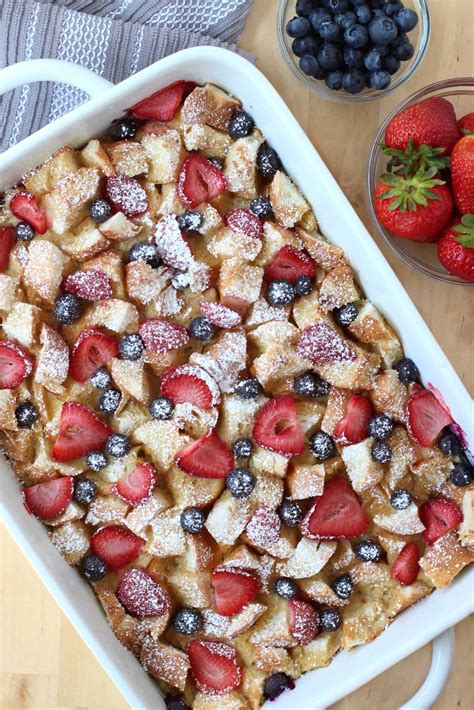 Berry French Toast Casserole (Make Ahead Overnight) - Joyous Apron