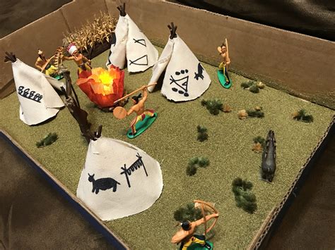 Native American Diorama Examples - Sixteenth Streets