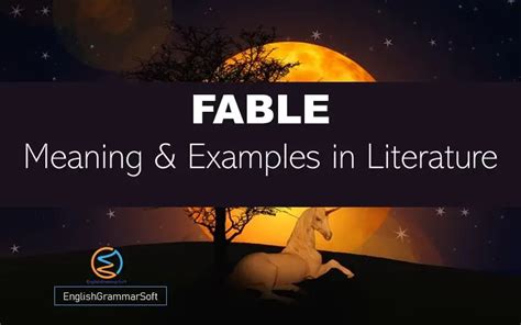 Fable Meaning And 3 Examples In Literature Literary Devices