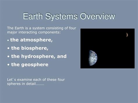 PPT - Earth Systems Overview PowerPoint Presentation, free download ...