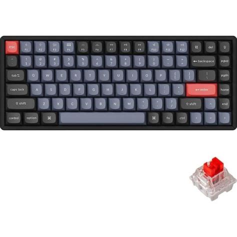 Teclado Keychron K2 Pro QMK VIA Teclado Mecânico Sem Fios Fully