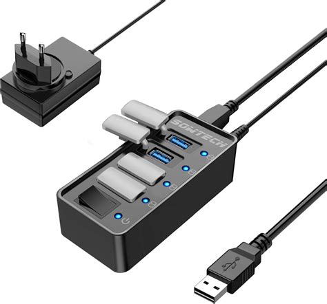 Atolla Hub USB 3 0 Multiprise Multi 4 Ports USB Multiple Ultra Fin Avec