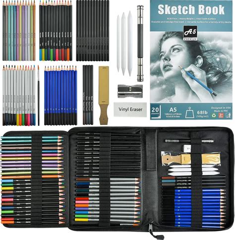 Piezas De Boceto Y Dibujo De Arte Kit Piece Sketch Kit Juego