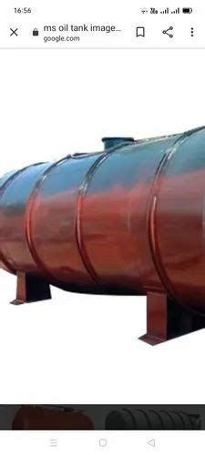 Water Feet Mild Steel Oil Storage Tank For Industrial At Rs Kg