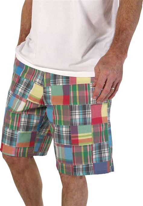 Cape Madras Mens Madras Plaid Bermuda Shorts Lenox 40 At Amazon Men