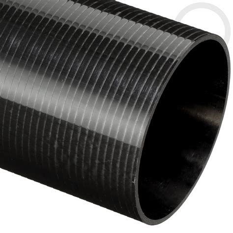 50mm 47mm Roll Wrapped Carbon Fibre Tube 1m 2m Easy Composites