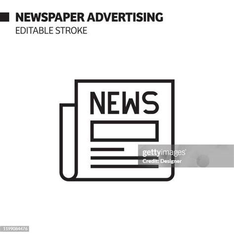 news paper logo high res illustrations getty images