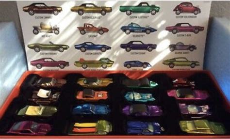 Hot Wheels Th Anniversary Original Replica Display Cars Or Black