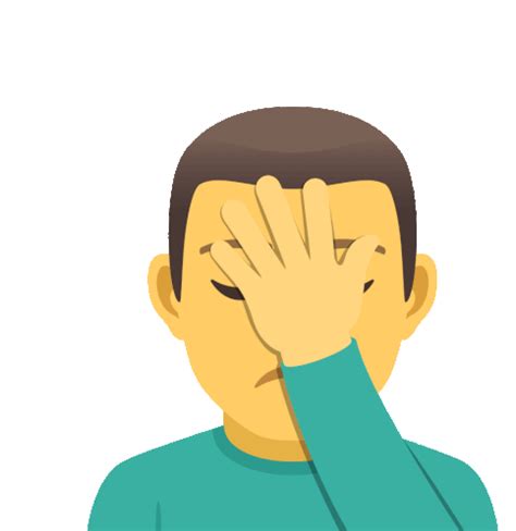 Man Facepalming Joypixels Sticker - Man Facepalming Joypixels Man - Descubre y comparte GIF