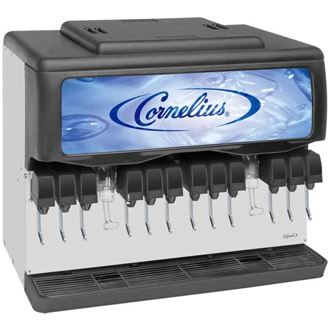 Cornelius 02810 Enduro 300 Countertop Ice Beverage Dispenser With 12 Ufb 1 Sanitary Lever Valves