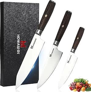 Amazon Howashin Japanese Kitchen Knife Set Professional Chef