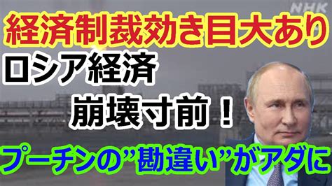 【ロシア制裁】ロシアへの経済制裁が絶大な効果だと判明！ ロシア擁護派には絶望的な結果報告です Youtube