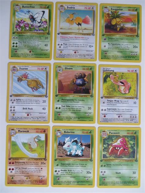 Pokémon Jungle complete 1st Edition Uncommon and Common set - Catawiki