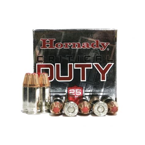 Hornady Critical Duty 9mm P 135 Gr Flexlock 25 Rds Freedom Munitions