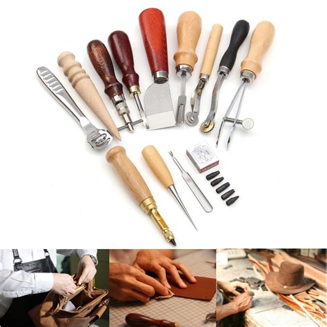 Pcs Leather Craft Diy Tool Hand Stitching Cutter Sewing Awl Leather