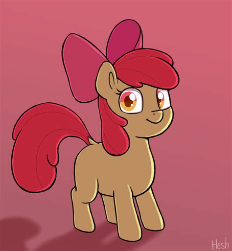 3095922 Safe Artistheretichesh Apple Bloom Earth Pony Pony G4