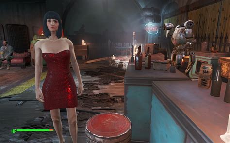 Slinkier Red Dress At Fallout 4 Nexus Mods And Community