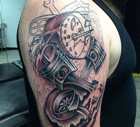 Biker themed Tattoo Inspiratitions. Old school vintage styled biker tattoos | Biker tattoos ...