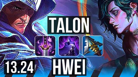 Talon Vs Hwei Mid Comeback Games Dominating Kr Master