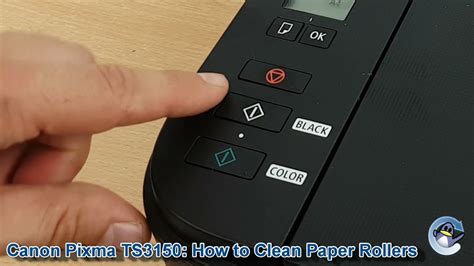 Canon Pixma TS3150 How To Clean Paper Rollers And Reduce Paper Jams