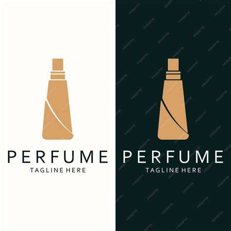 Plantilla De Logotipo Creativo De Botella De Perfume Vectorial Perfecta