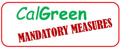 Calgreen Mandatory Measures Calgreen Energy Services